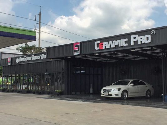 thiết kế trung tâm chăm sóc xe