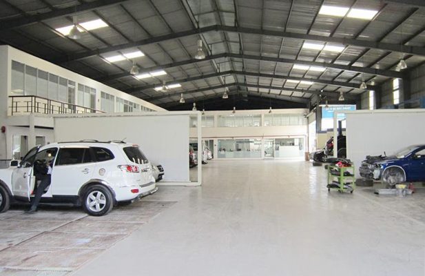 Thiết kể xưởng sửa chữa ô tô